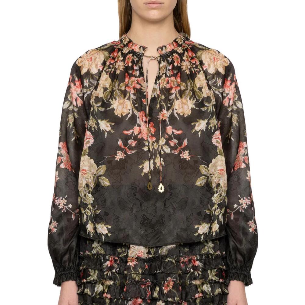 NEW SEA jolie top in floral multi